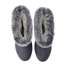 CMP Winter Boots Nietos Low Urban Style (Faux Fur Lining, Waterproof Overshoe) Ice Blue Women